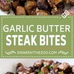 Steak Bites in Garlic Butter Recipe | Garlic Steak | Sirloin Steak Recipe | Steak Appetizer